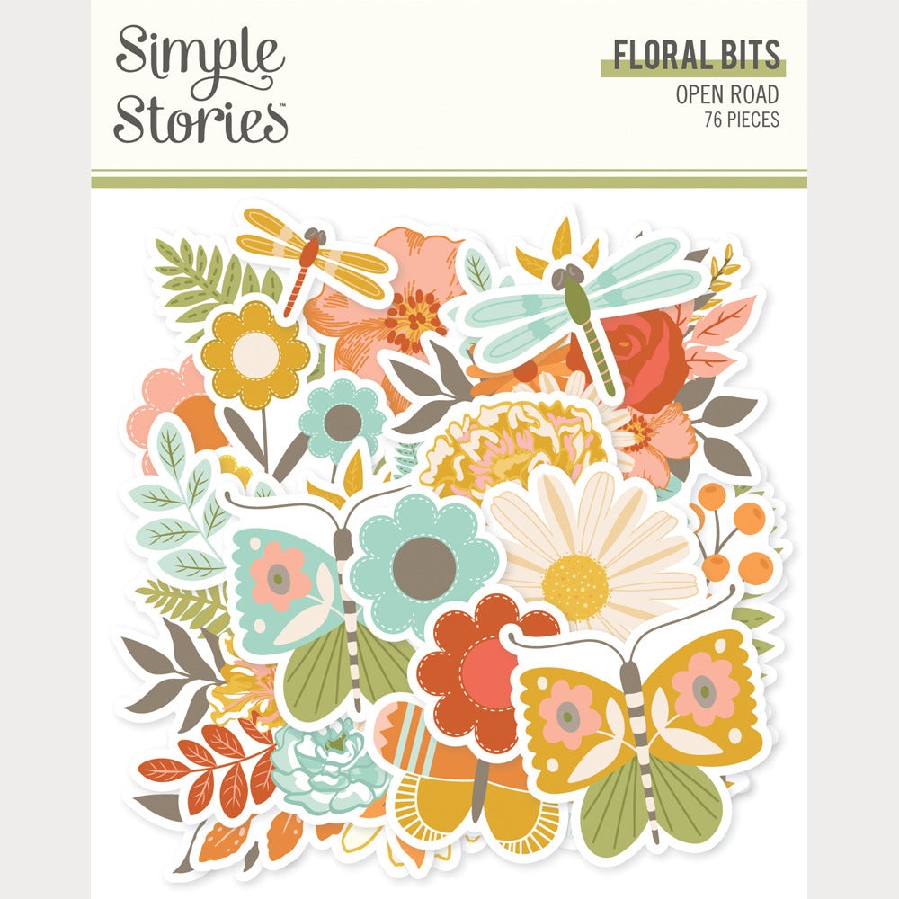 Simple Stories - Open Road - Floral Bits