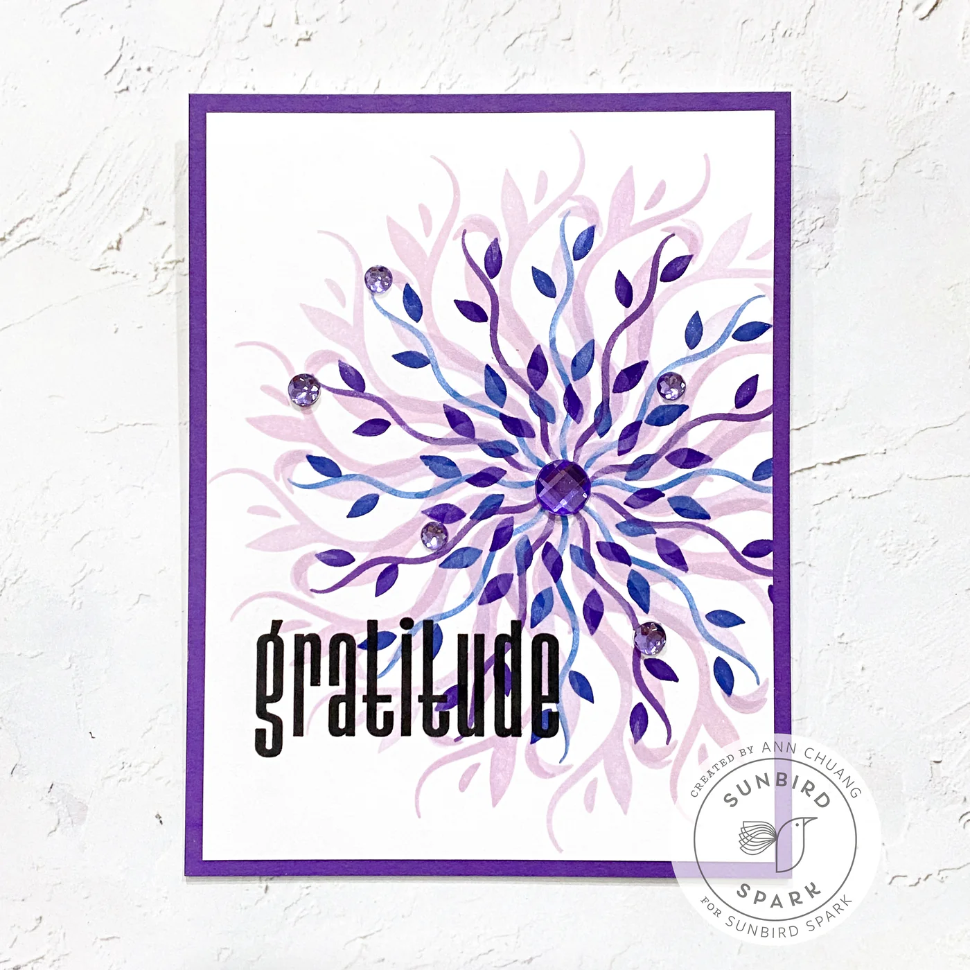 Sunbird Spark - Stencils 360 - Jungle Vines Stencil Set
