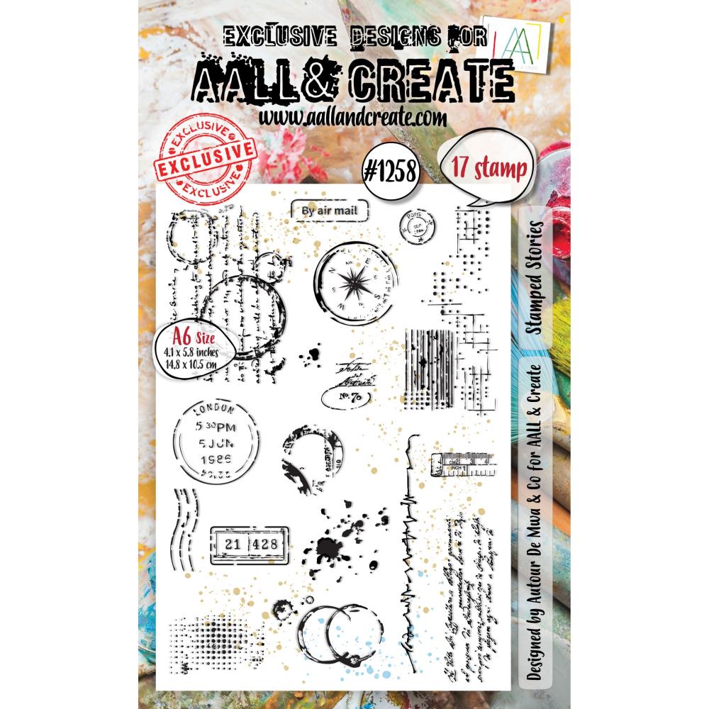 AALL & Create - Stamped Stories Stamp Set