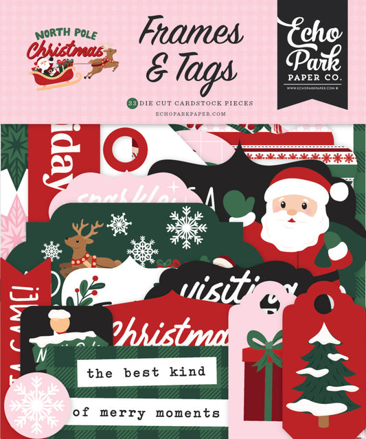 Echo Park - North Pole Christmas - Frames & Tags