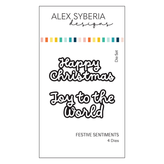 Alex Syberia - Festive Sentiments Die Set