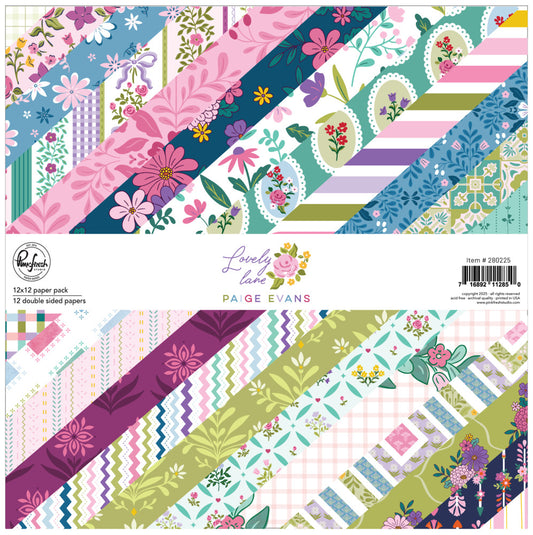 Pinkfresh - Lovely Lane - 12x12 Paper Pack