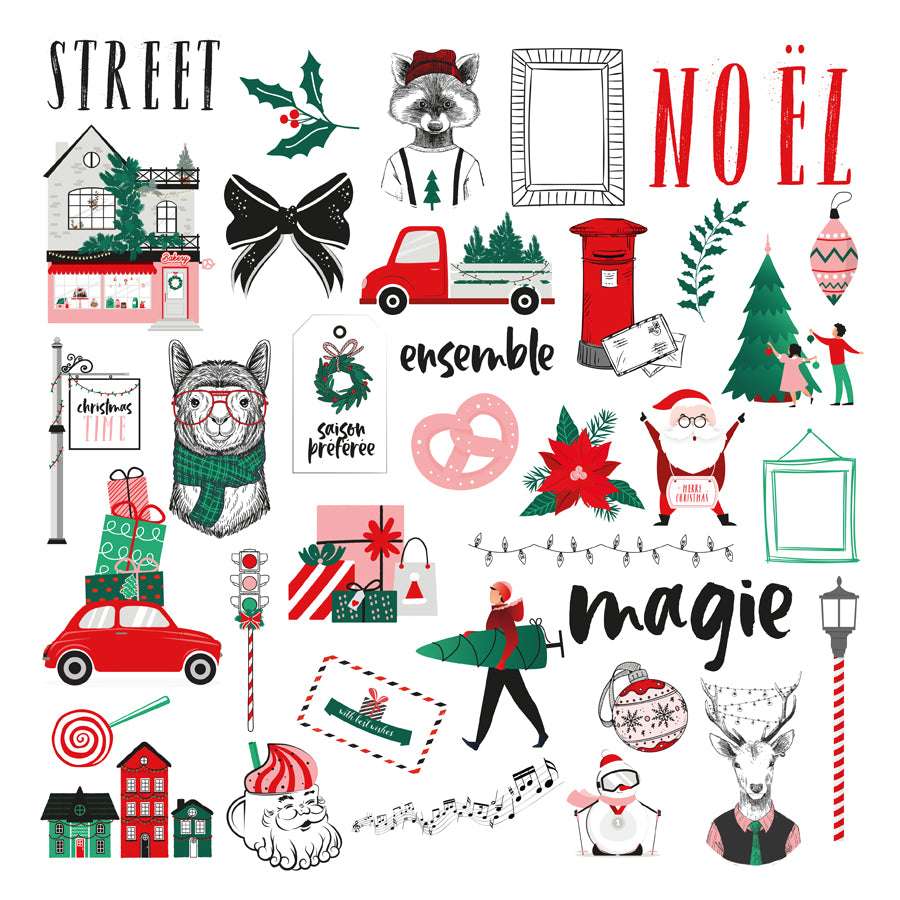 Les Ateliers de Karine - Christmas Street - Die Cuts