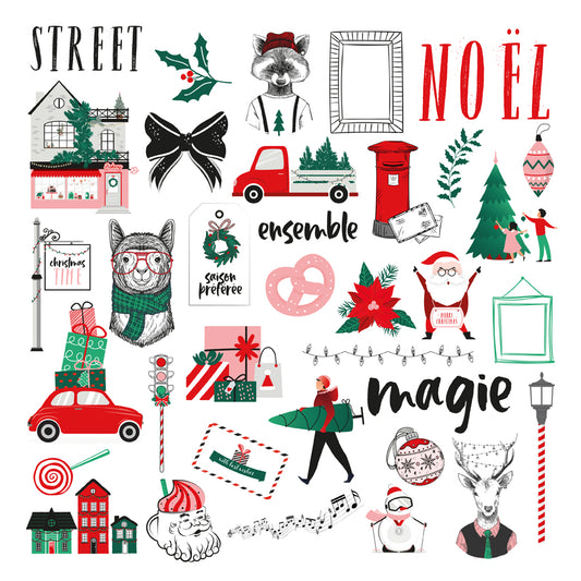 Les Ateliers de Karine - Christmas Street - Die Cuts