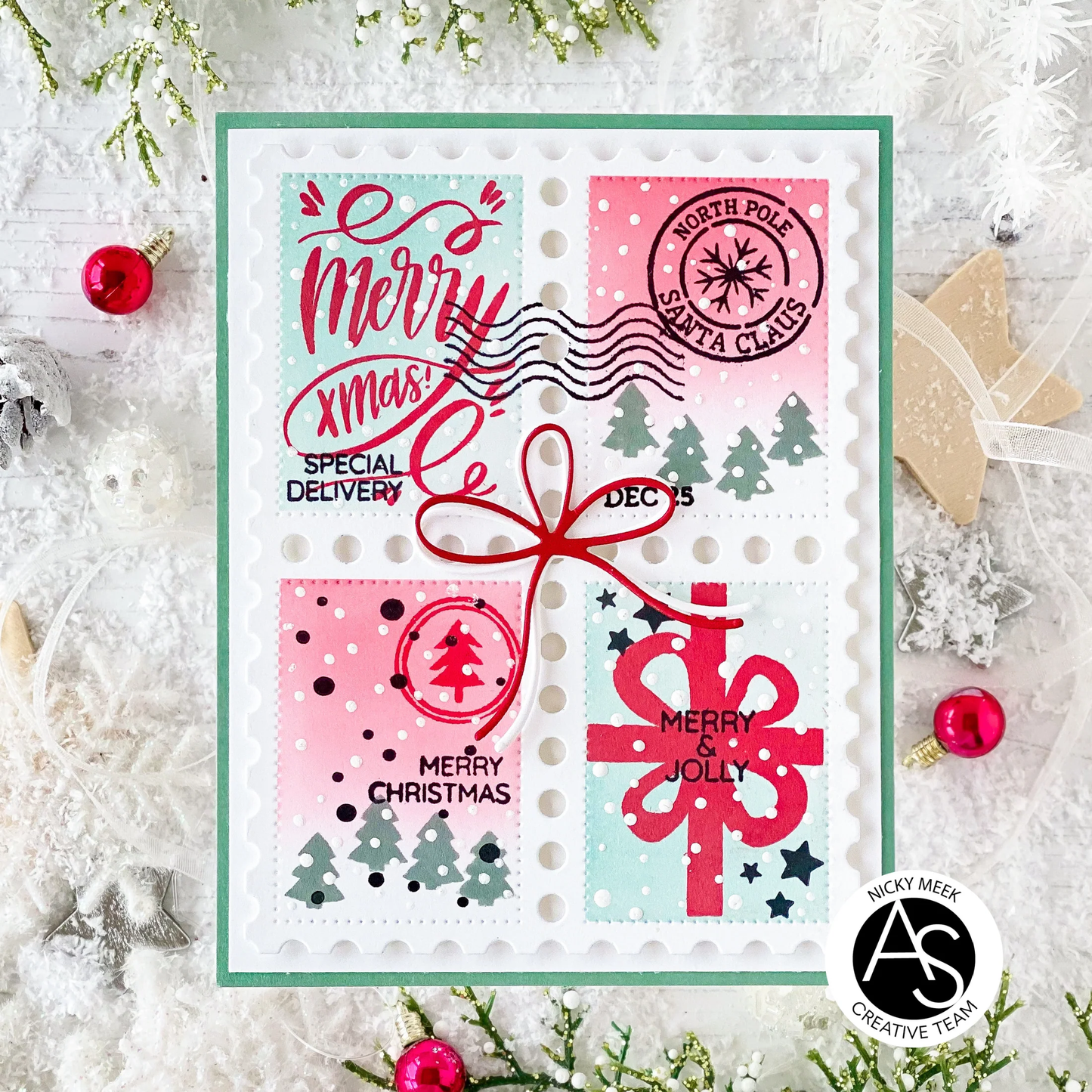 Alex Syberia - Christmas Postage Stamps Stamp Set