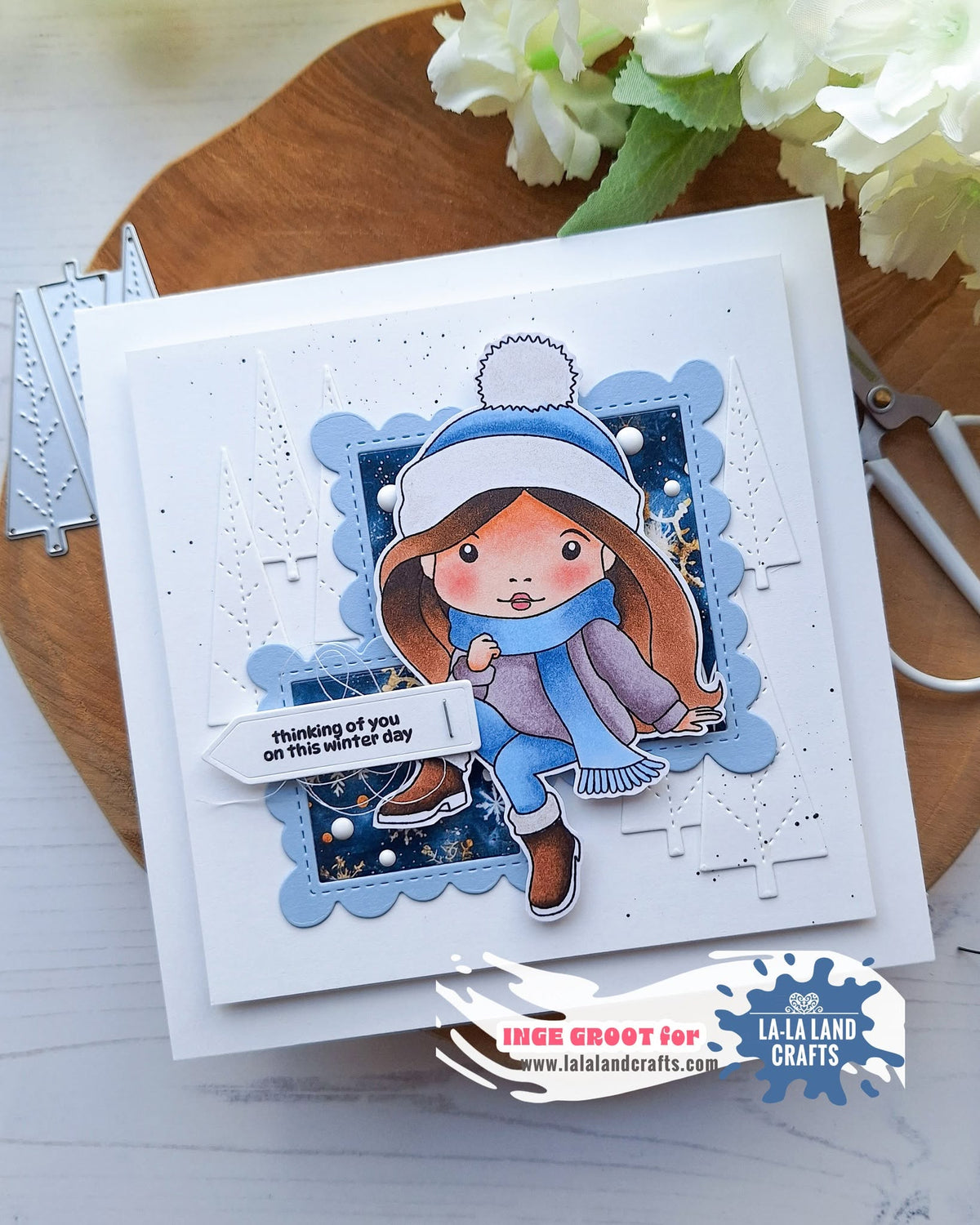 La-La Land Crafts - Winter Marci Stamp Set