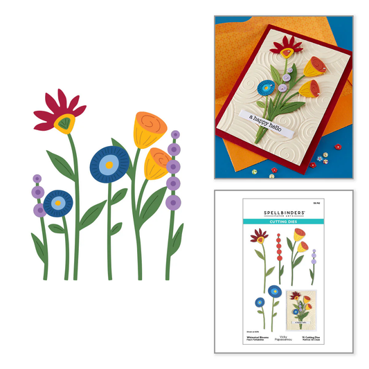 Spellbinders - Whimsical Blooms Die Set