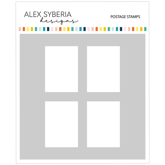 Alex Syberia - Postage Stamps Stencil