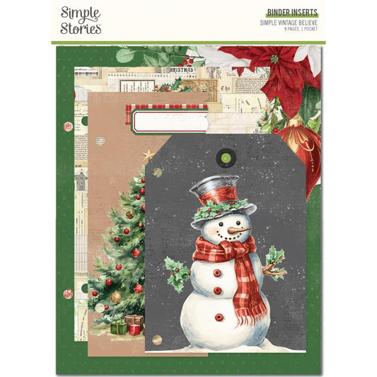 Simple Stories - Simple Vintage Believe - Binder Inserts