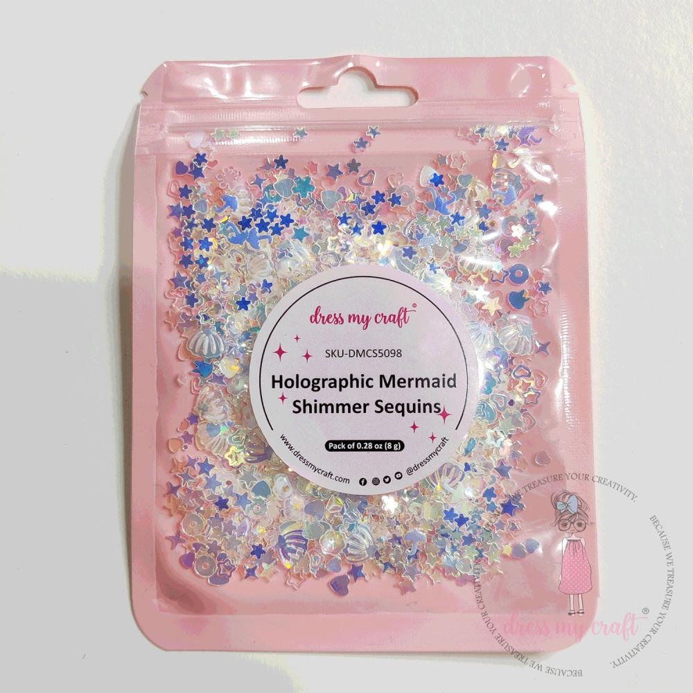 Dress My Craft - Holographic Mermaid Shimmer Sequins