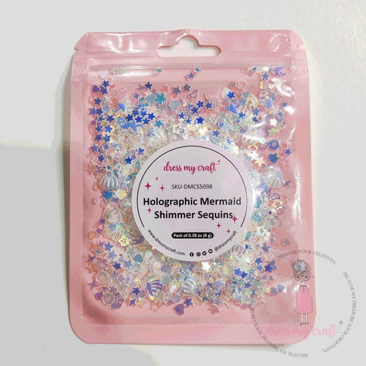 Dress My Craft - Holographic Mermaid Shimmer Sequins