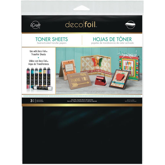 iCraft - DecoFoil - Toner Sheets
