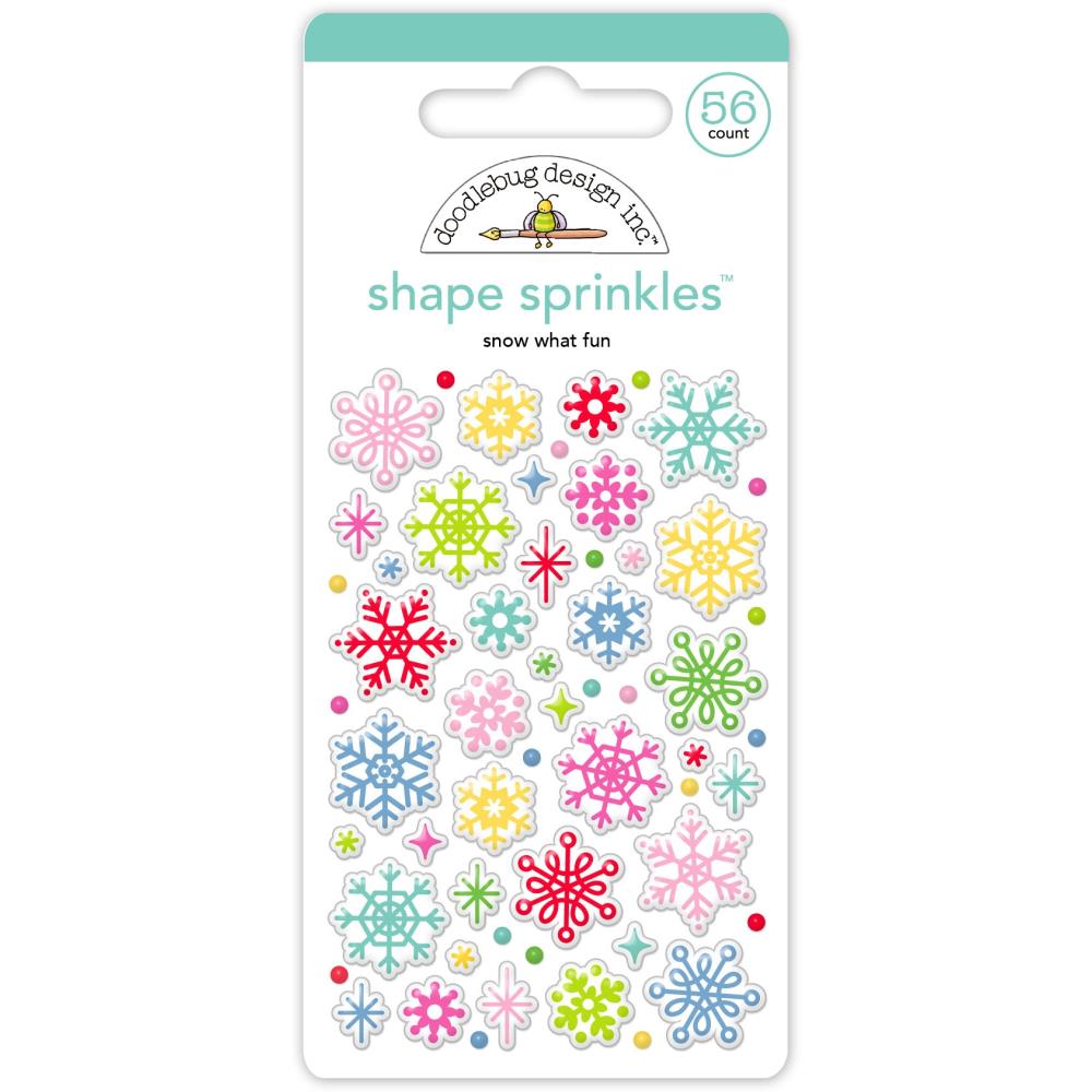 Doodlebug - Oh What Fun - Shape Sprinkles: Snow What Fun
