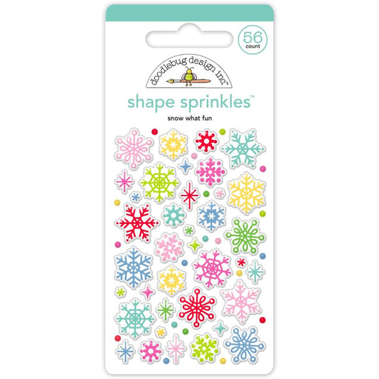 Doodlebug - Oh What Fun - Shape Sprinkles: Snow What Fun