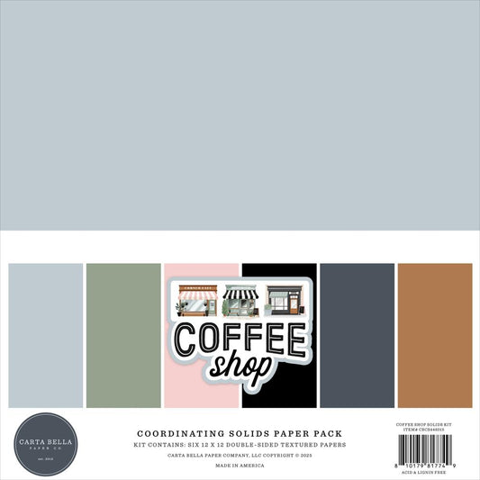 Carta Bella - Coffee Shop - Solids Collection Kit