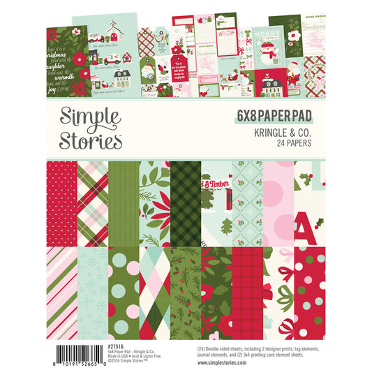 Simple Stories - Kringle & Co. - 6x8 Paper Pad