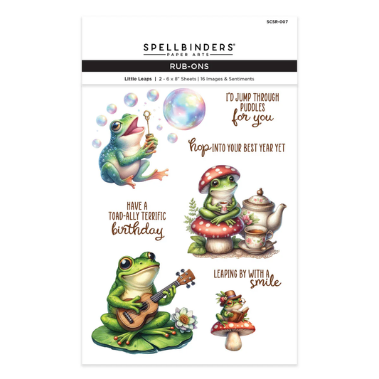 Spellbinders - Little Leaps Rub-Ons