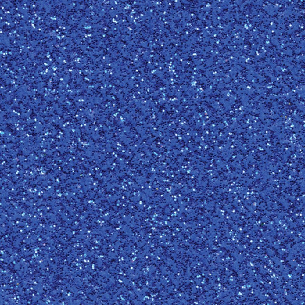 American Crafts - Glitter Silk Cardstock - Regal Royal: 12x12