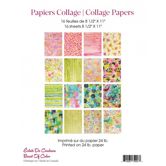 RonRon Designs - Collage Papers - Burst of Color