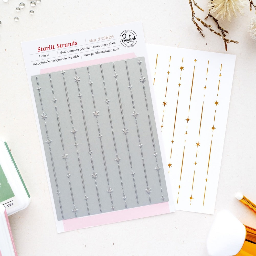 Pinkfresh - Starlit Strands Press Plate