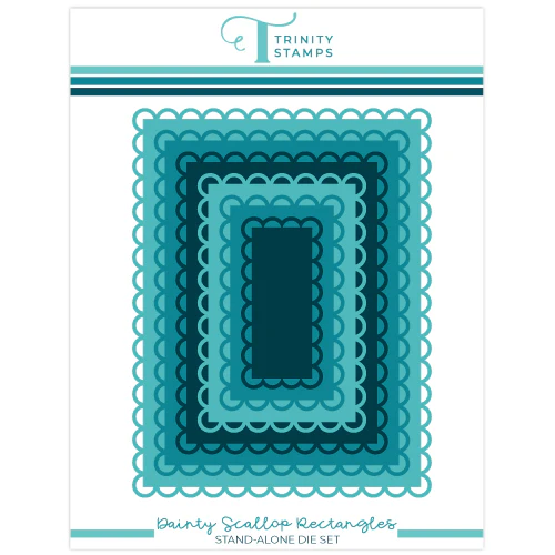 Trinity - Dainty Scallop Rectangles Die Set
