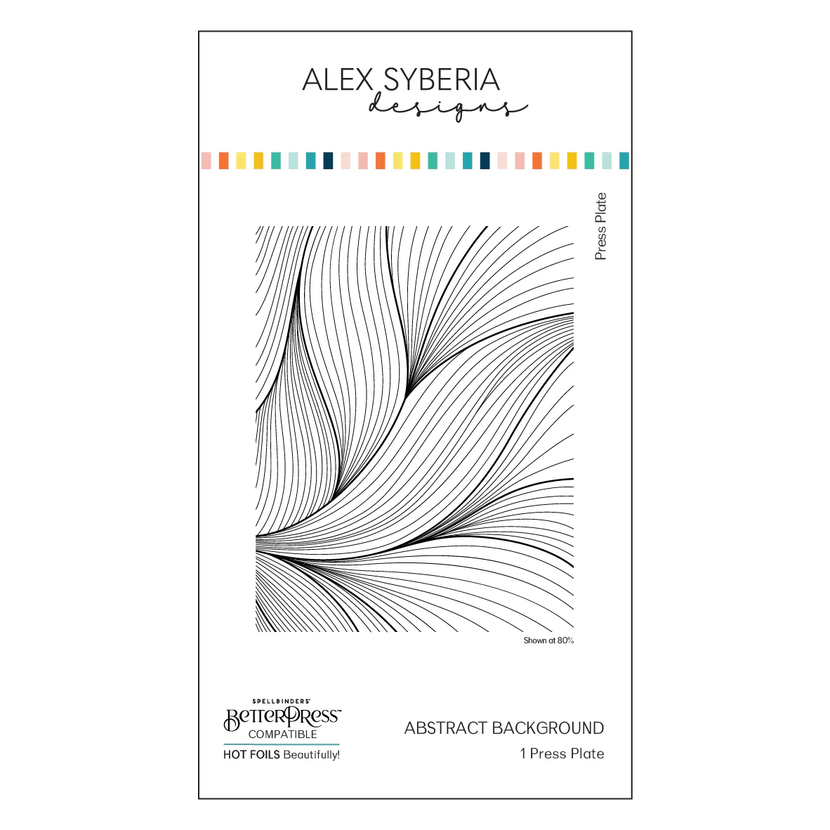 Alex Syberia - Abstract Background Press Plate