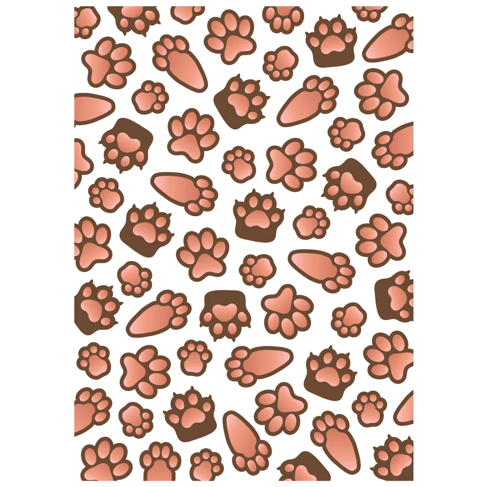 Honey Bee - 3D Embossing Folder - Paw Prints