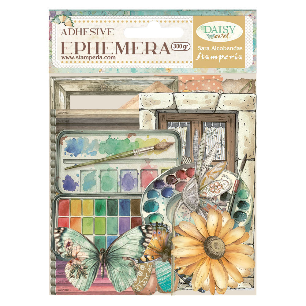 Stamperia - Daisy Art - Adhesive Ephemera
