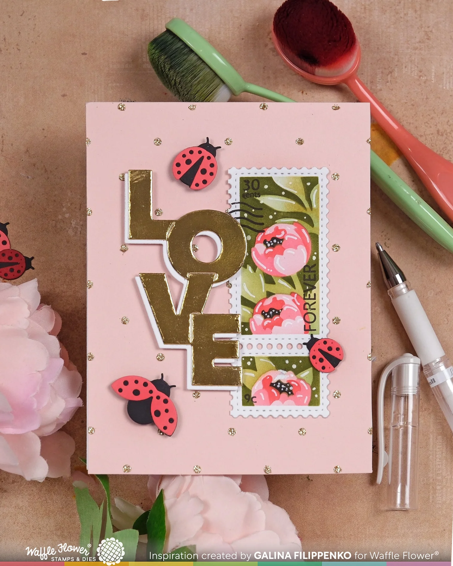 Waffle Flower - Ladybug Die Set
