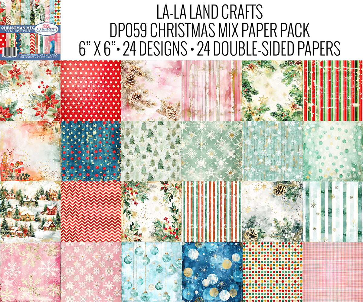 La-La Land Crafts - Christmas Mix Paper Pack