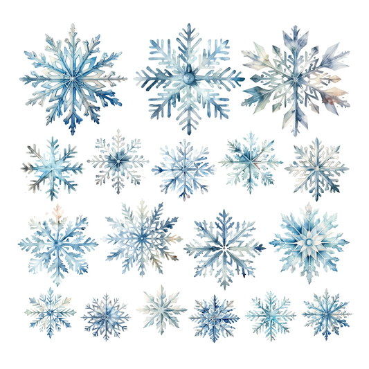 Simply Stated -Forever Frost - Snowflake Ephemera