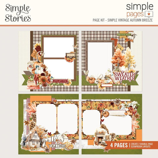 Simple Stories - Simple Vintage Autumn Breeze - Page Kit