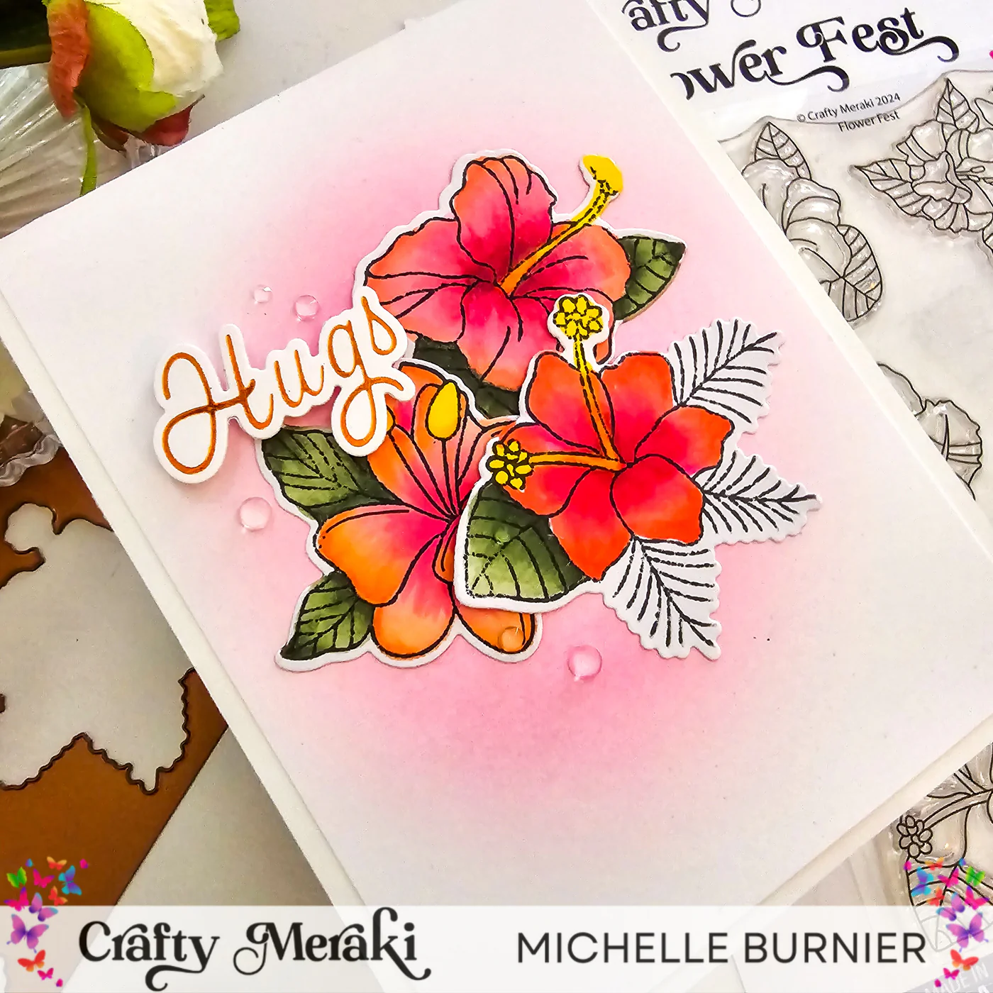 Crafty Meraki - Flower Fest Stamp & Die Bundle