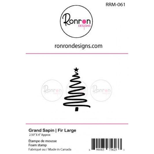 RonRon Designs - Foam Stamp - Fir: Large