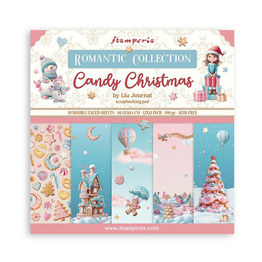 Stamperia - Candy Christmas - 12x12 Paper Pad