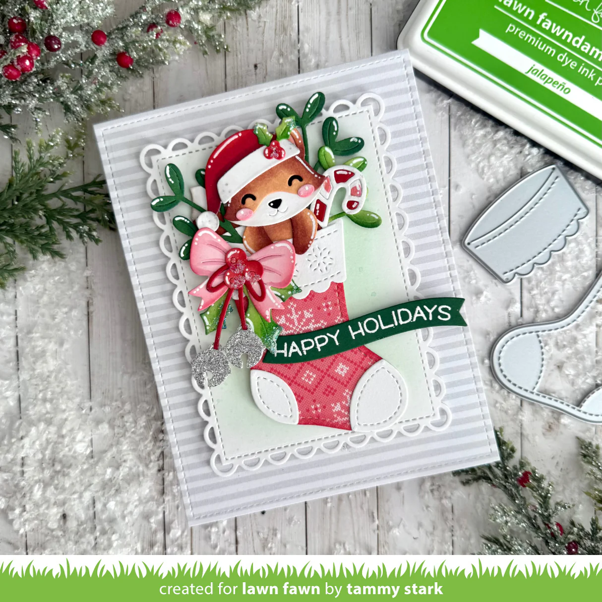 Lawn Fawn - Christmas Stocking Die Set