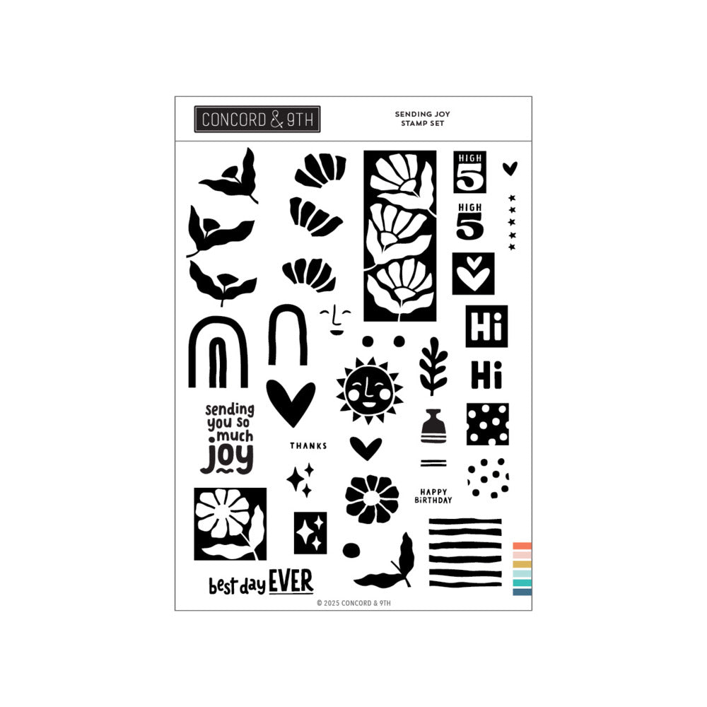 Concord & 9th - Sending Joy Stamp & Die Bundle