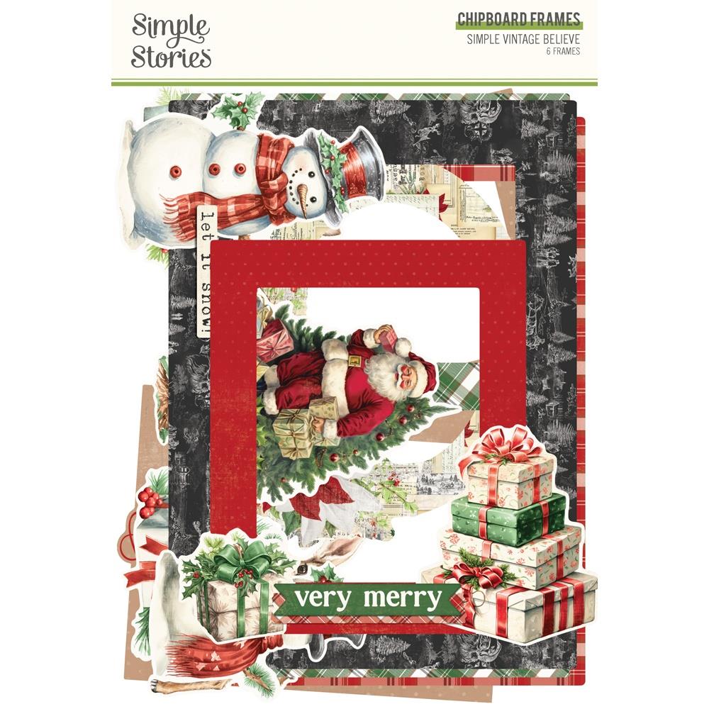 Simple Stories - Simple Vintage Believe - Chipboard Frames