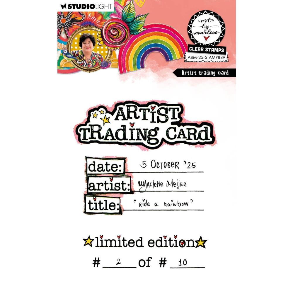 Studio Light - Artist Trading Card Stamp Set