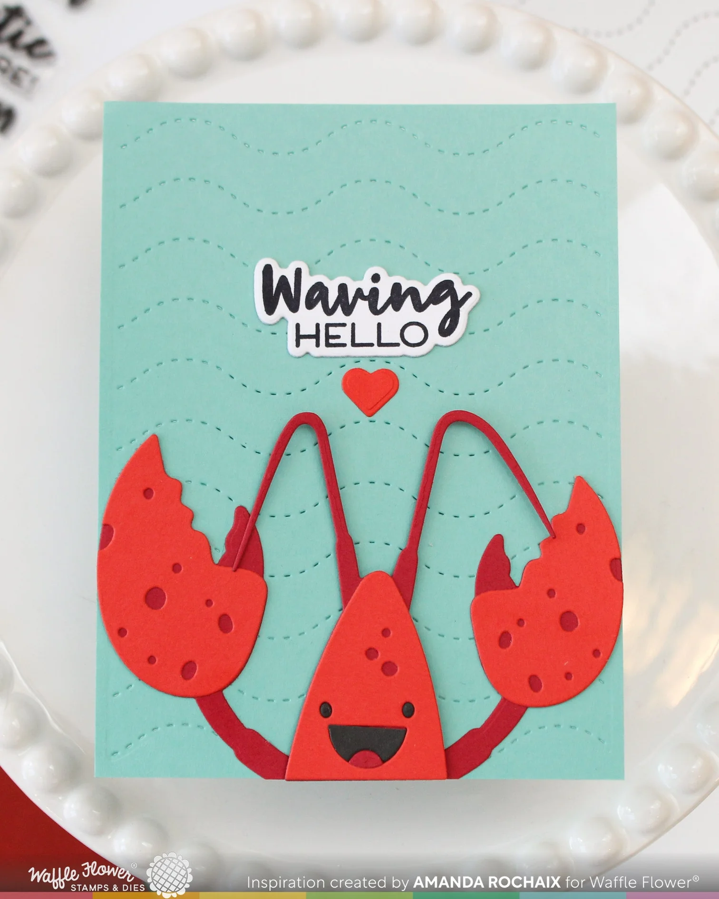 Waffle Flower - Bubbly Sentiments Stamp & Die Bundle