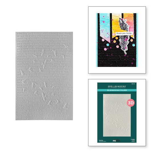 Spellbinders - 3D Embossing Folder - Soaring