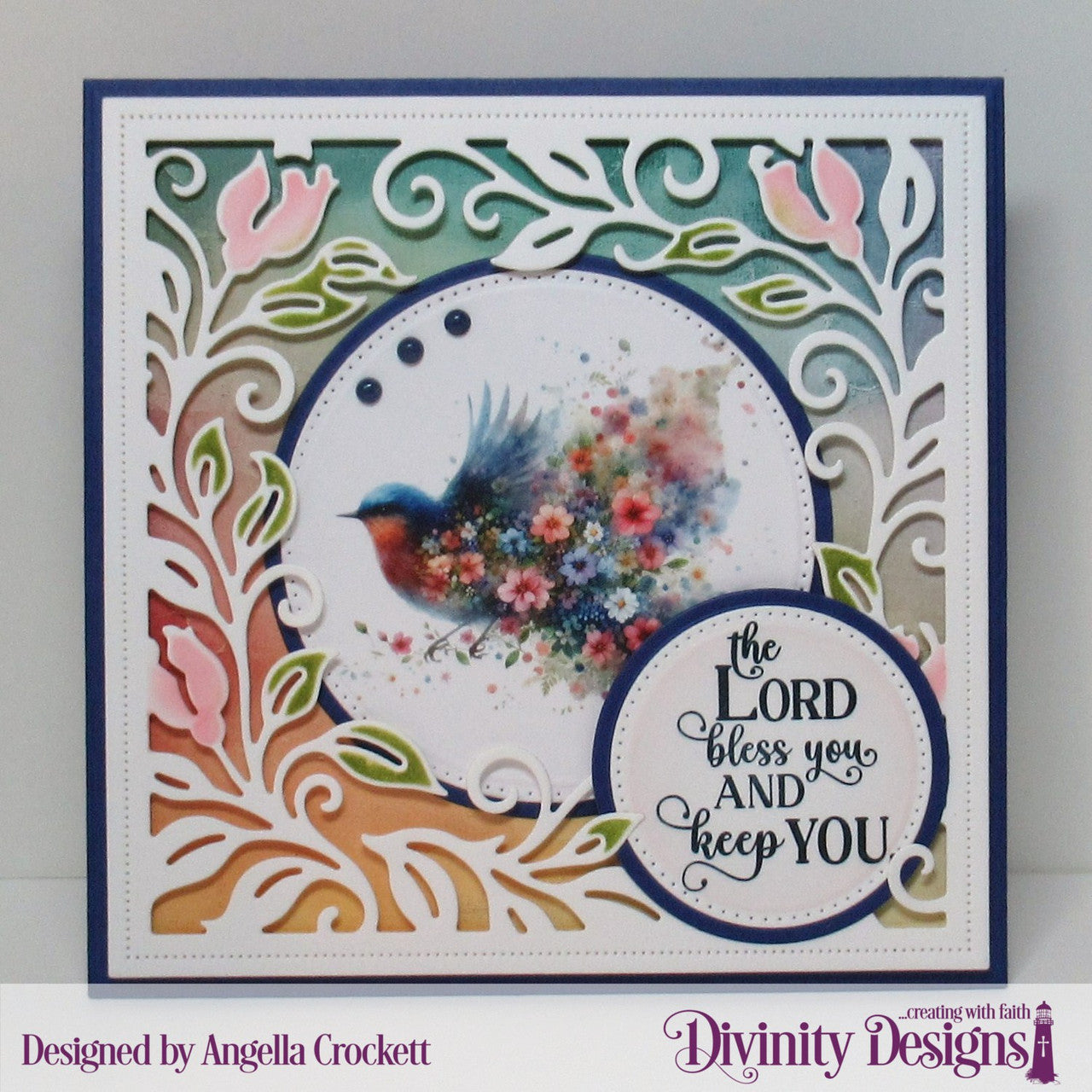 Divinity Designs - Floral Grunge Paper Pad
