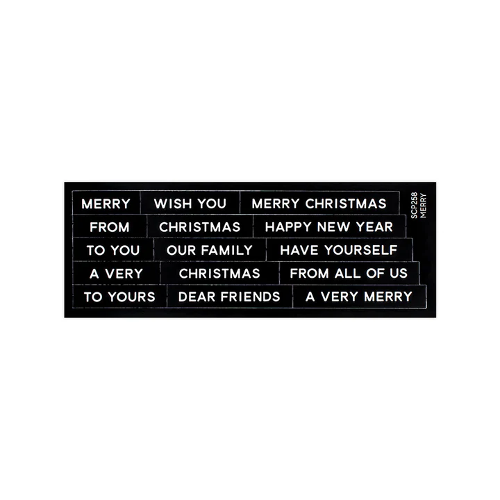 ***PRE-ORDER*** Waffle Flower - Subsentiments Merry Diecut