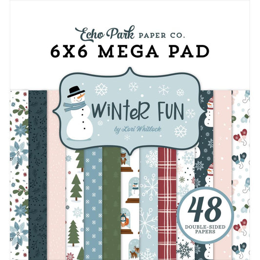 Echo Park - Winter Fun - 6x6 Cardmakers Mega Paper Pad
