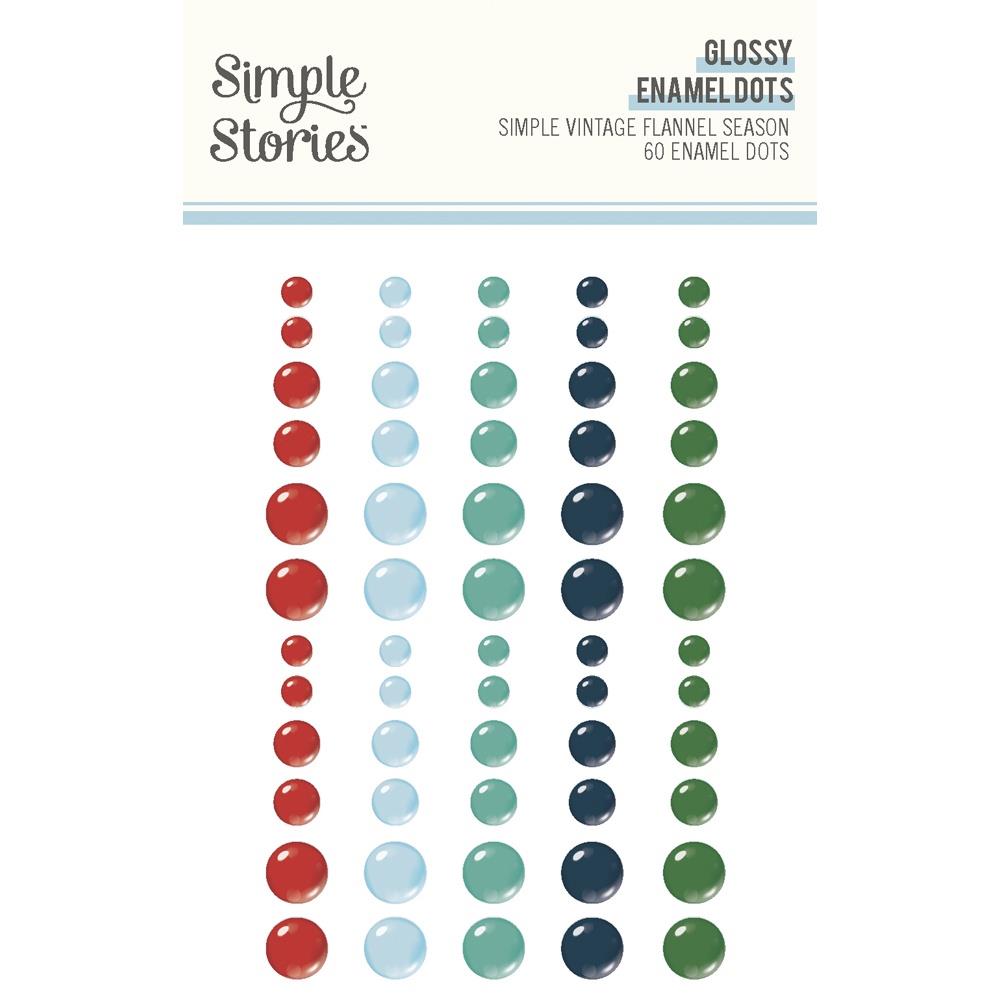 Simple Stories - Simple Vintage Flannel Season - Enamel Dots