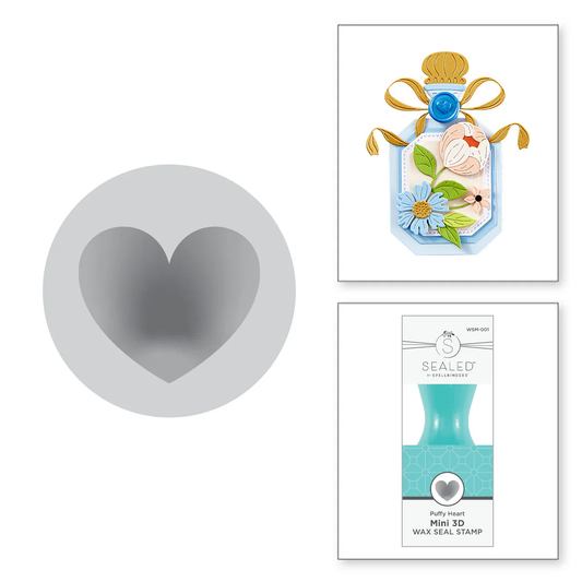 Spellbinders - Mini 3D Wax Seal - Puffy Heart