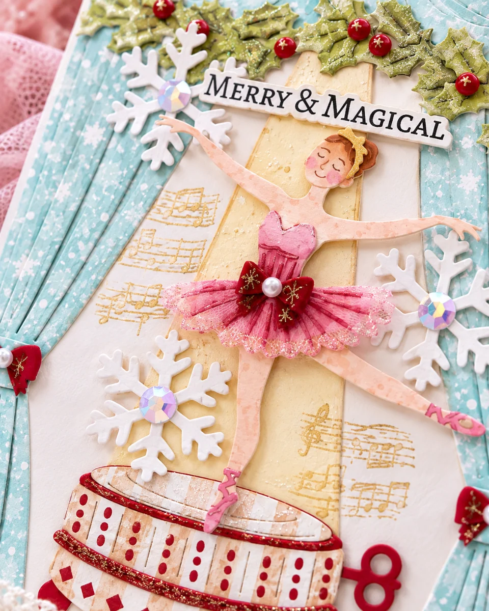 Waffle Flower - Ballerina Music Box Die Set