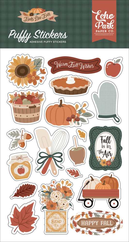 Echo Park - Feels Like Fall - Puffy Stickers