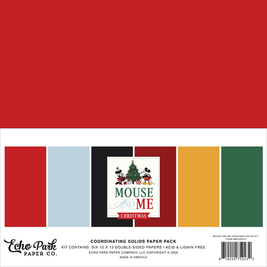 Echo Park - Mouse and Me Christmas - Solids Kit