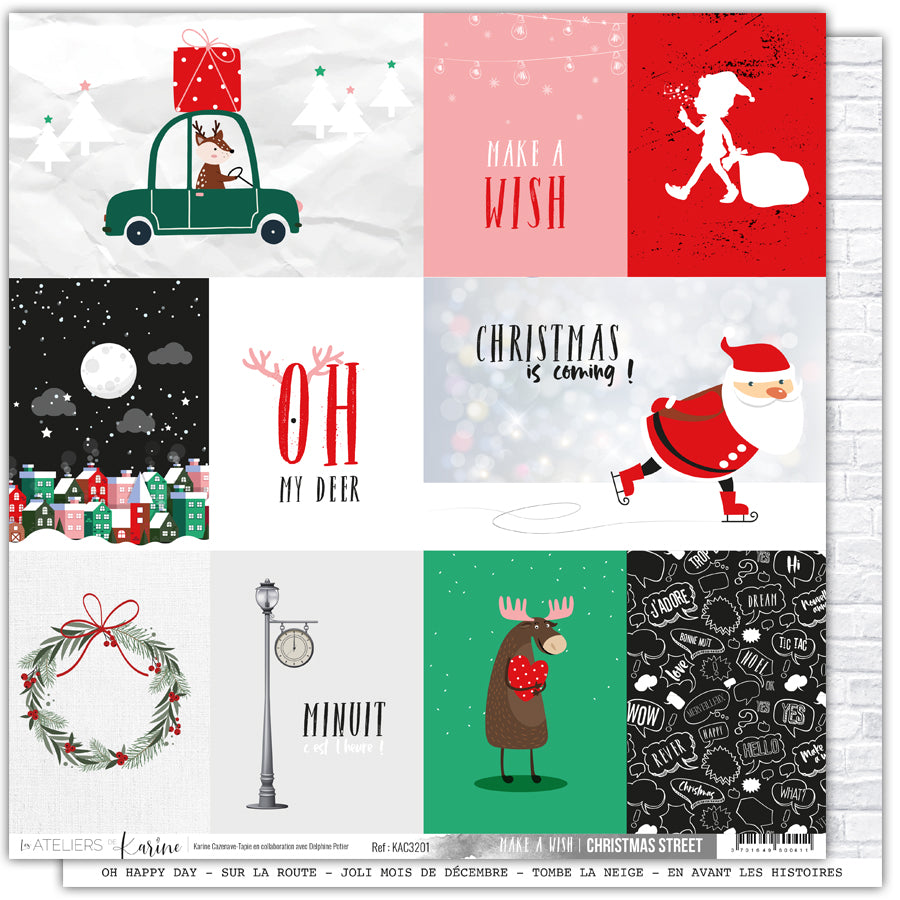 Les Ateliers de Karine - Christmas Street - Collection Pack